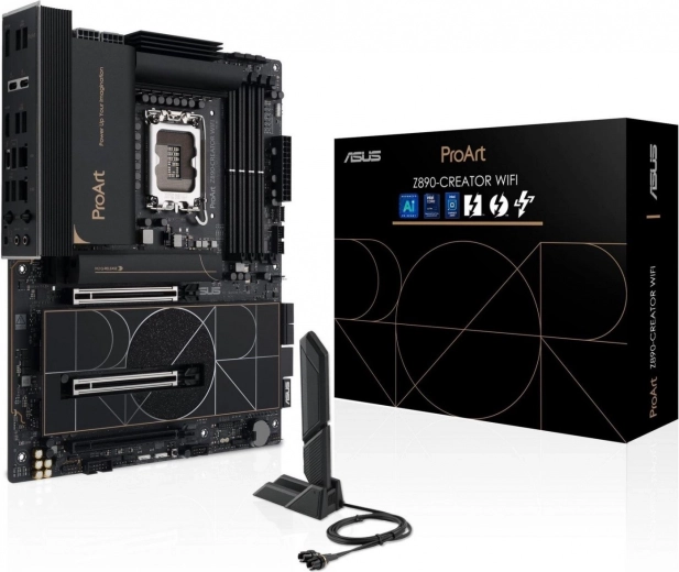 ASUS ProArt Z890 Creator WiFi – bundkort til skabere med Thunderbolt 5, 10G LAN og Wi‑Fi 7