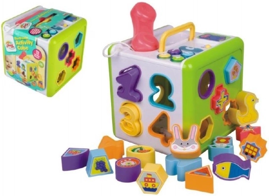 Aktivitetsklods med telefon til de mindste