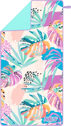 Hurtigttørrende mikrofiberhåndklæde NILS Camp NCR14 Flora