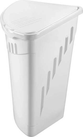 Plastisk hjørnevasketøjskurv HEIDRUN 35 l