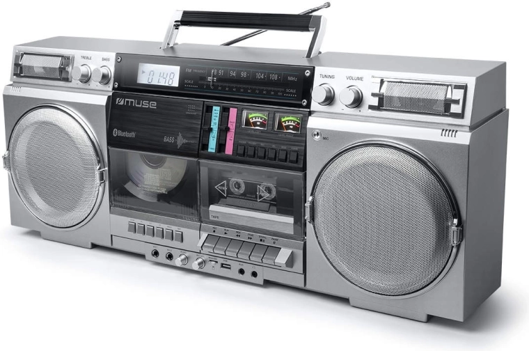 Boombox M-380 GBS sølvfarvet