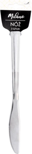 Sæt med 3 Milano-knive i rustfrit stål