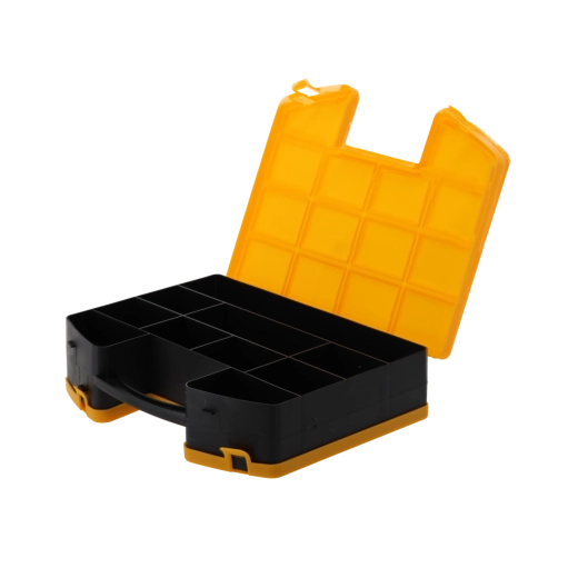 Dobbelt­siddet organizer til småting 26,5 × 20 × 6 cm, 28 rum