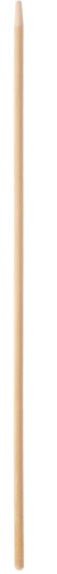 Træskaft til rive 150 cm