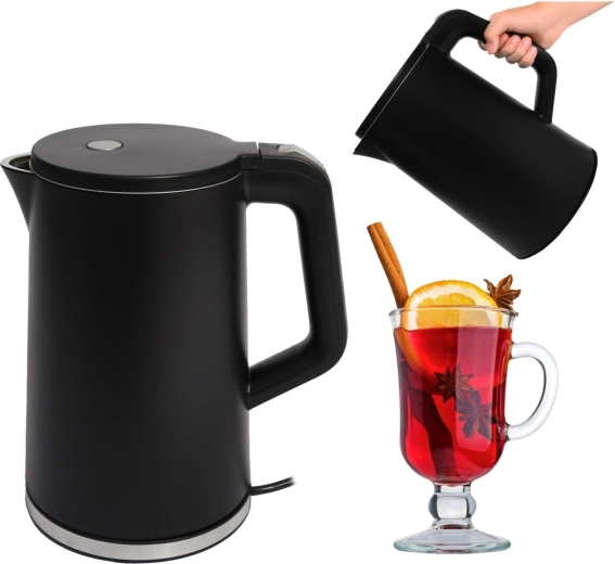 Rejseelkedel 1,7 l 1500 W sort
