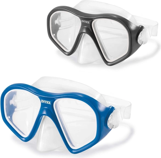 Svømme- og snorkelmaske INTEX Reef Rider blå