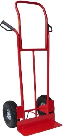 Sækkevogn med oppustelige hjul 300 mm, bæreevne 400 kg – tjekkisk produkt