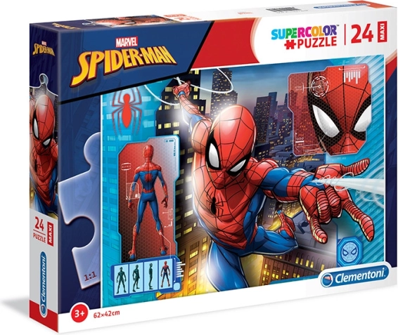 Puslespil 24 brikker Maxi Super Color Spider-Man