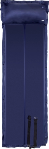 Selvoppustelig liggeunderlag med pude NILS Camp blå