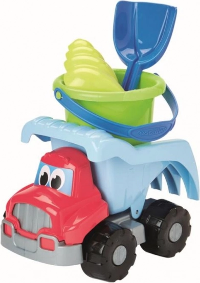 Lastbil til sand med tilbehørssæt 20 cm