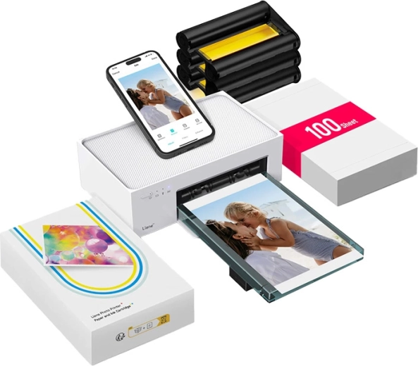 Bærbar fotoprinter Liene Amber M100 10×15 cm