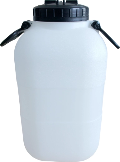 Plastiktønde 15 l med skruelåg og to håndtag