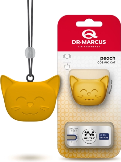 Dr. Marcus Cosmic Cat luftfrisker til bilen Fersken