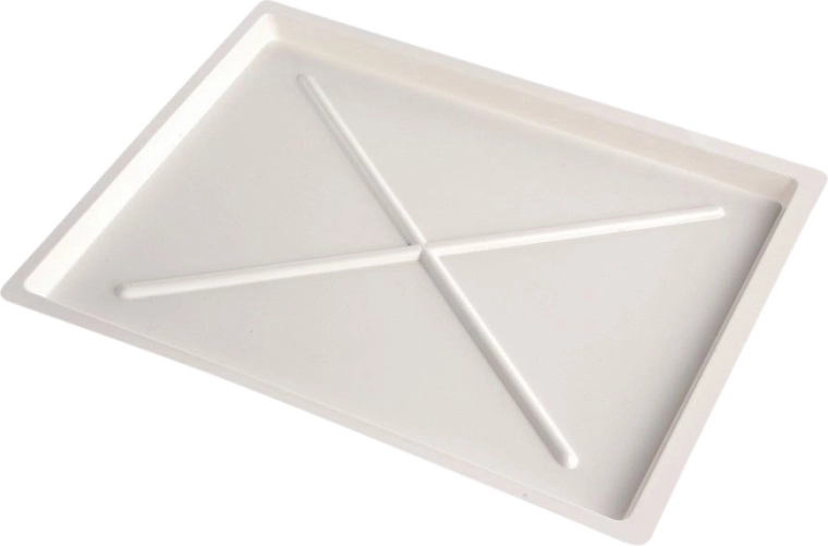 Drypbakke til 2-etagers Kombo-opvaskestativ 30 cm, hvid 36 × 28 cm