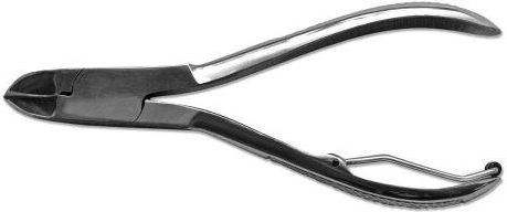 Negleklipper i rustfrit stål 130 mm