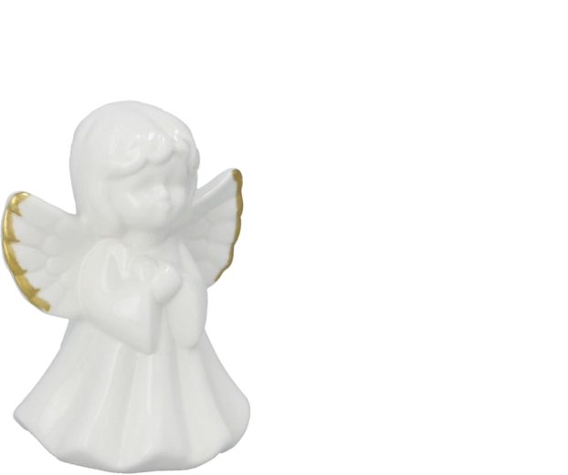 Juledekorativ englefigur – 1 stk.