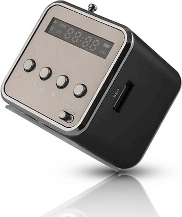 Setty bærbar højttaler med FM-radio MF-100 sort