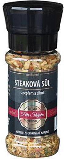 Krydderikværn med steaksalt 70 g