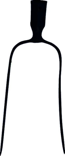 Smedede tohorns greb uden skaft