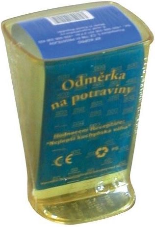 Målebæger 0,5 l af transparent plast uden tud og hank