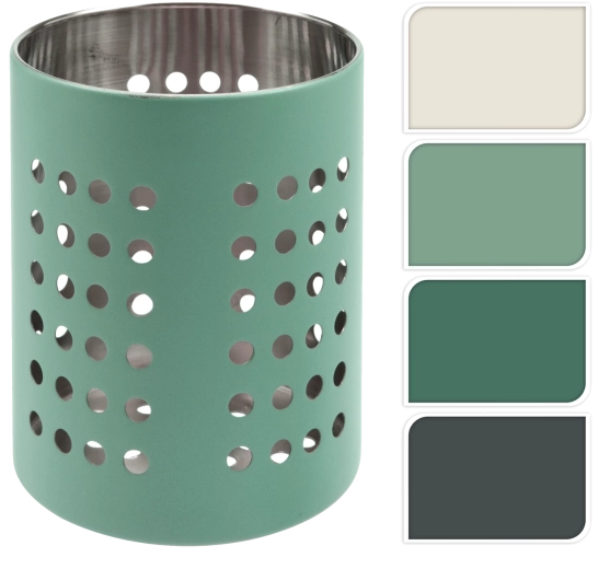 Drypbakke i rustfrit stål til bestik 11 × 13 cm