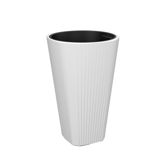 Muza urtepotte 39 cm hvid med indsats