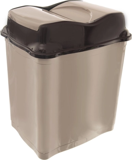 Whirlpool affaldsspand 9 l, kaffe-brun