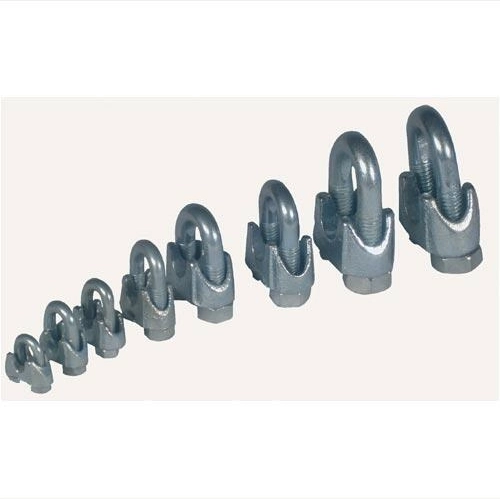Wireklemme 13 mm, galvaniseret stål (sæt 10 stk)