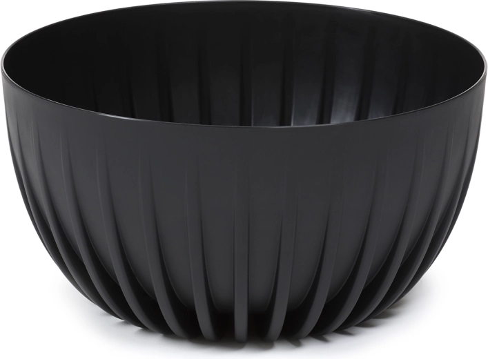 Planteskål MIRA ECO af genanvendt plast 24 cm sort