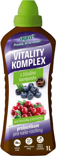 AGRO Vitality Komplex med blåbær, tranebær og probiotika 1 l