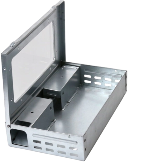 Levende fælde til mus og rotter 26 × 16 × 6 cm i galvaniseret stål