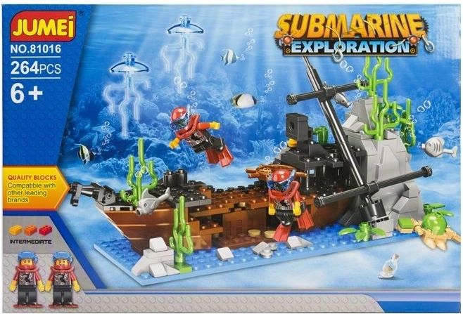 Jumei byggesæt Undervandsekspedition 264 dele (Submarine Exploration) - 1 stk.
