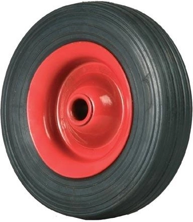 Fuld hjul til sækkevogn 120 mm med metalfælg og glideleje 12 mm