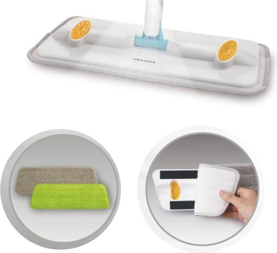 Udskiftelige mikrofiberpuder til spraymoppe, 2 stk.