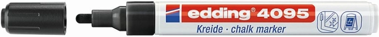 Kridtmarkør sort Edding 4095