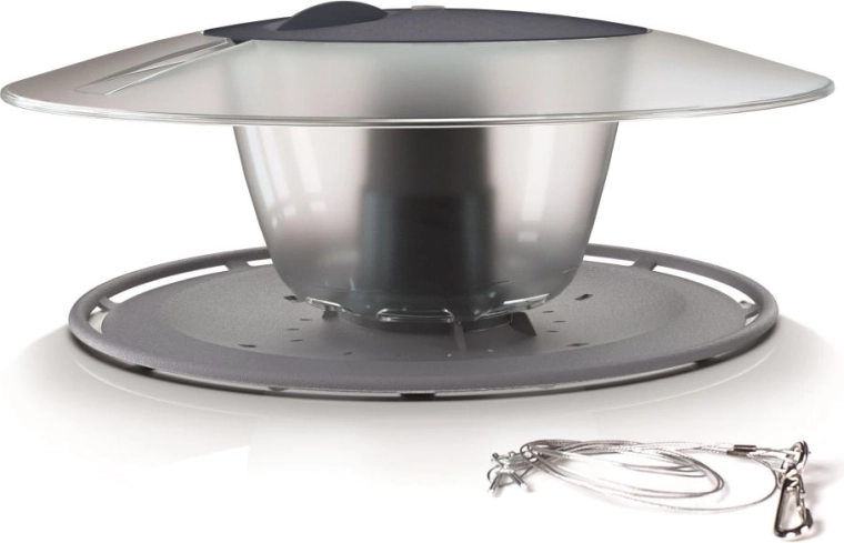 Foderbræt til fugle Birdyfeed Round grå sten