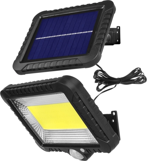 Solcelle LED projektør med bevægelsessensor IP44