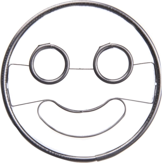 Udstikker i rustfrit stål – smiley (smil)