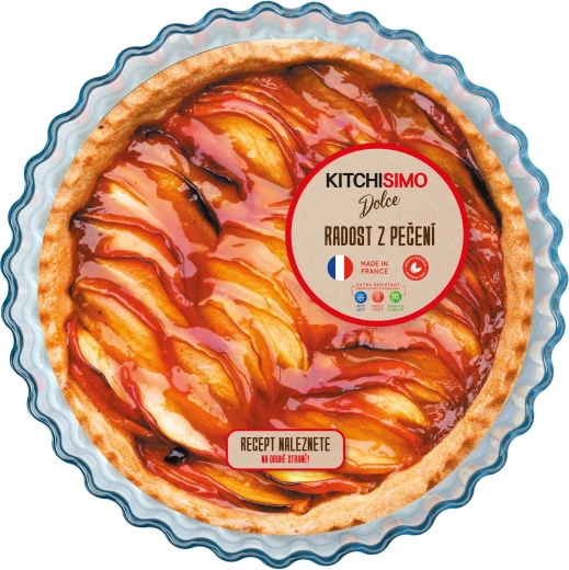 Glas tærteform Kitchisimo Dolce 27 cm af borosilikatglas