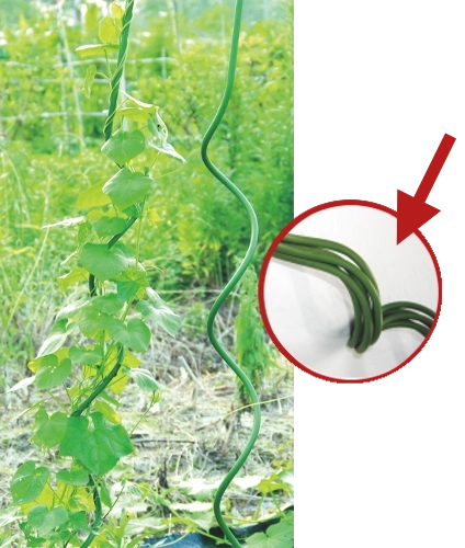 Spiralstøtte til planter 150 cm, diameter 11 mm