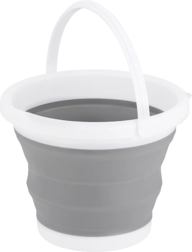 Sammenfoldelig spand NILS Camp 5 l – grå