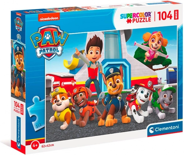 Clementoni puslespil Paw Patrol: det rigtige team 104 brikker