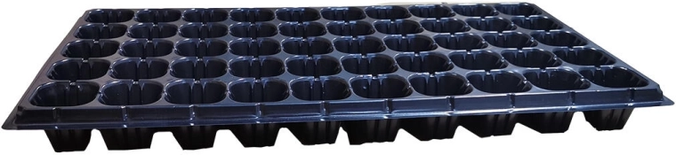 Forkultiveringsbakke med 50 celler til forspiring