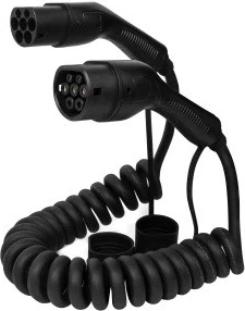 Defenzo Spiro AC spiralformet ladekabel Type 2 7 m