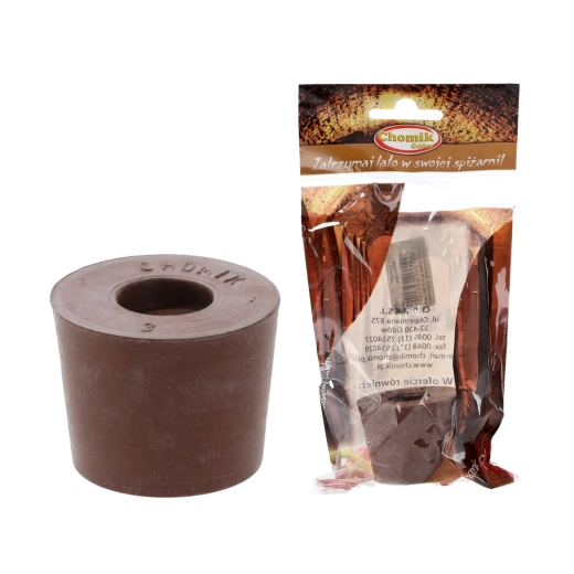 Gummiprop nr. 3 med hul til gærlås