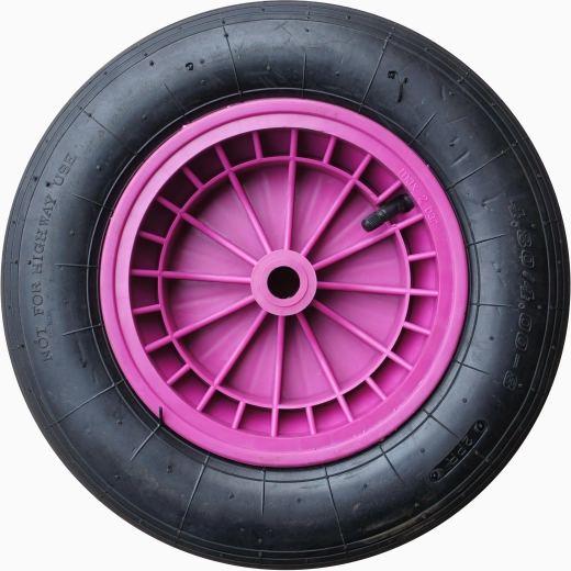 Oppusteligt hjul LIVEX lilla 390 mm