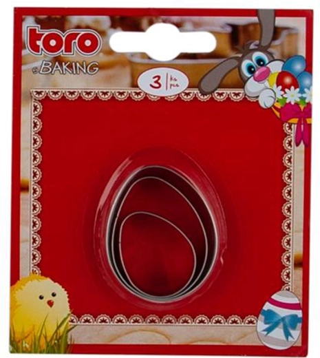 Sæt påskeudstikkere – æg, 3 stk.