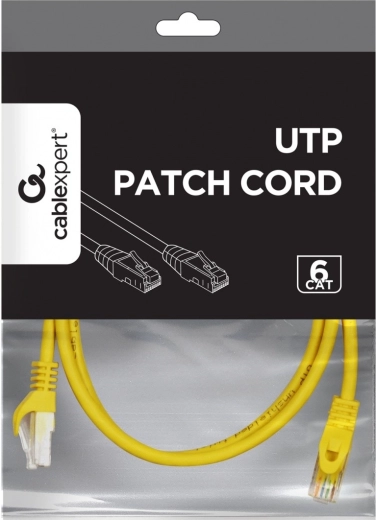 Netværks-patchkabel Cat. 6 UTP 2 m – Gul