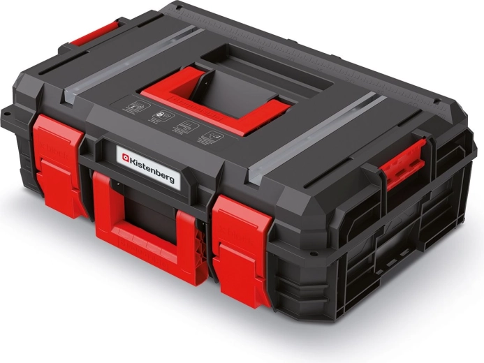 Værktøjskasse X-BLOCK TECH, 546 × 380 × 194 mm, sort