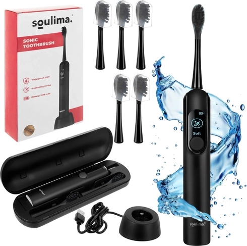 Sonic elektrisk tandbørste SOULIMA X800, sort
